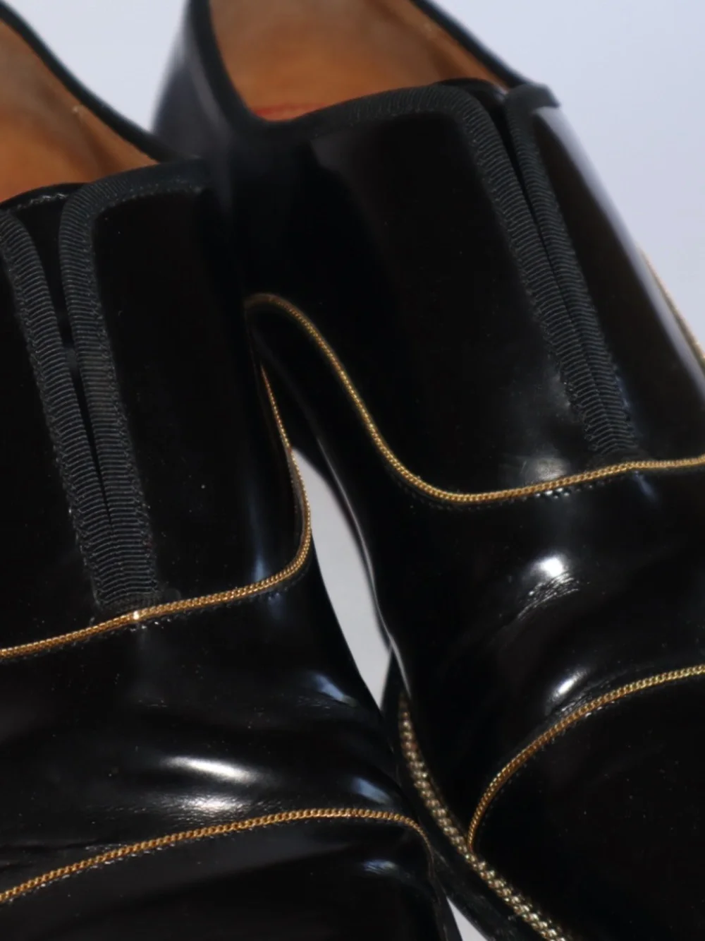 Christian Louboutin Alpha Male Black Patent Leather Oxford Men's 40.5